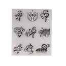 Happy Notes Transparent Clear Silicone Stamp for DIY Scrapbooking Album Decor JR