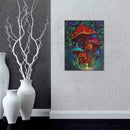 Plant 5D Special Mushroom Shaped Diamond Painting DIY Partial Drill Cross