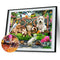 40x30cm Animal Garden DIY 5D Diamond Painting Cross Stitch Needlework Craft