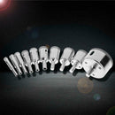 10pcs 8-50mm Diamond Coated Saw Bits Tiles Marble Glass Granite Driller