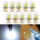 10X LED T10 194 168 W5W COB 8SMD CANBUS Silica Bright White License Light Bul OZ