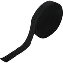 Household 12M Length Stretchy Elastic Band Roll Black 22mm Wide B5L3