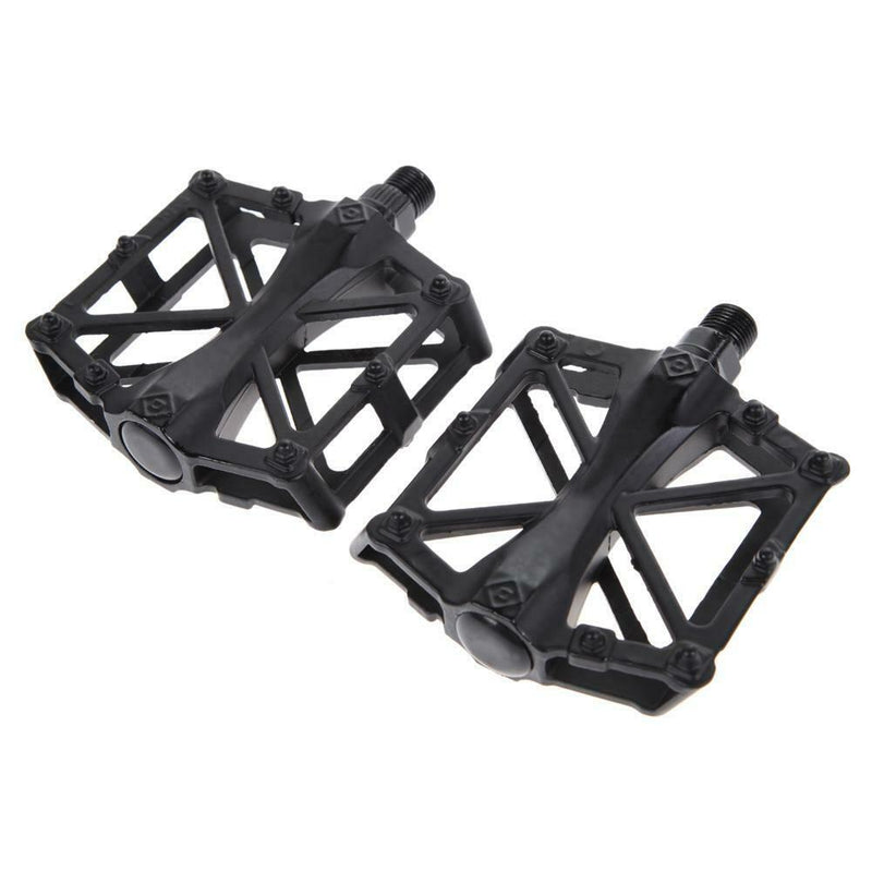 9/16 in Bike Pedals Ultra-Light Alloy Cycling Treadle Universal BLACK A