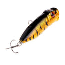 5PCS Topwater Popper Minnow Freshwater Fishing Lures Bass Baits Tackle 6