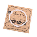 White Nylon Ukulele Strings for 21'' 23'' 26'' Ukulele Guitar Parts Accessories