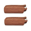 Fashion Men Sandalwood Comb Folding Anti Static Beard Pocket Wood Moustache Hair