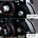 1X Soft Rubber Dust Cover For Car Auto Headlight Universal LED Light Seal  BX