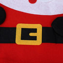 Christmas Theme 2 Layers Santa Claus Pattern Table Mat with Napkin
