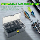 Durable Plastic Fishing Lure Hook Tackle Storage Box Double Sided Organizer