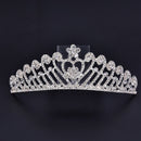 New Bride Wedding Rhinestone Heart-shaped Comb  Crown Tiara Wedding Accessori!o
