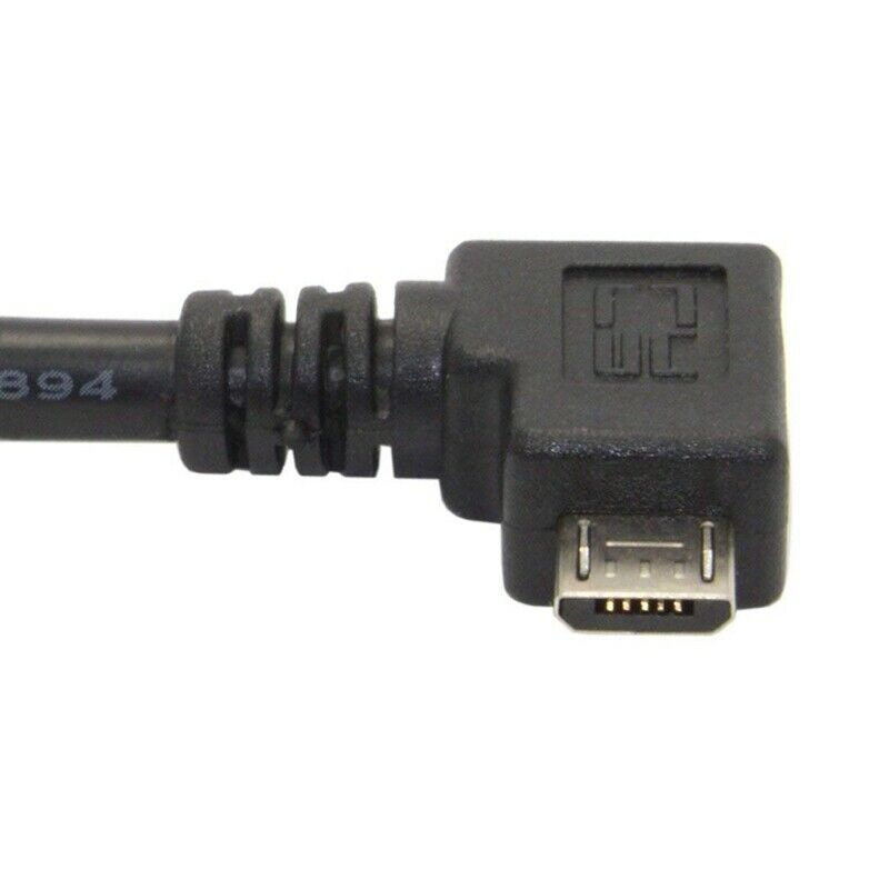 Right Angled 90 Degree Micro-USB Male to USB 2.0 Data Charge Cable for Cell N7C1