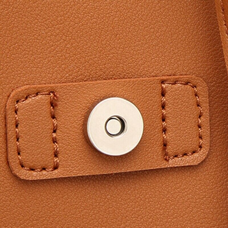 Women's Big Shoulder Bag Handbag Soft Leather Bag Stray Wallet Black Y7W5