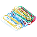Super Large Paper Clips Vinyl Coated, 30 Pack 4 Inch Assorted Color Jumbo P