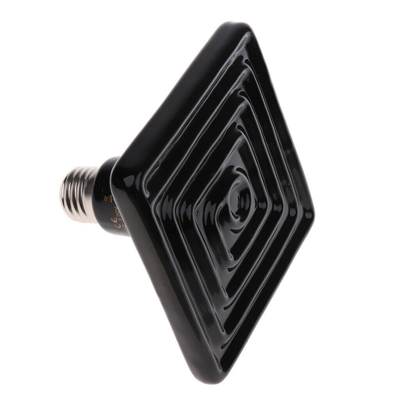 E27 25W 220-230V CERAMIC HEAT EMITTER BROODER INFRARED LAMP BULB REPTILE PET