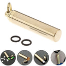 Portable Waterproof Pill Holder Case With Key Ring Medicine Seal Box EDC Tool TO