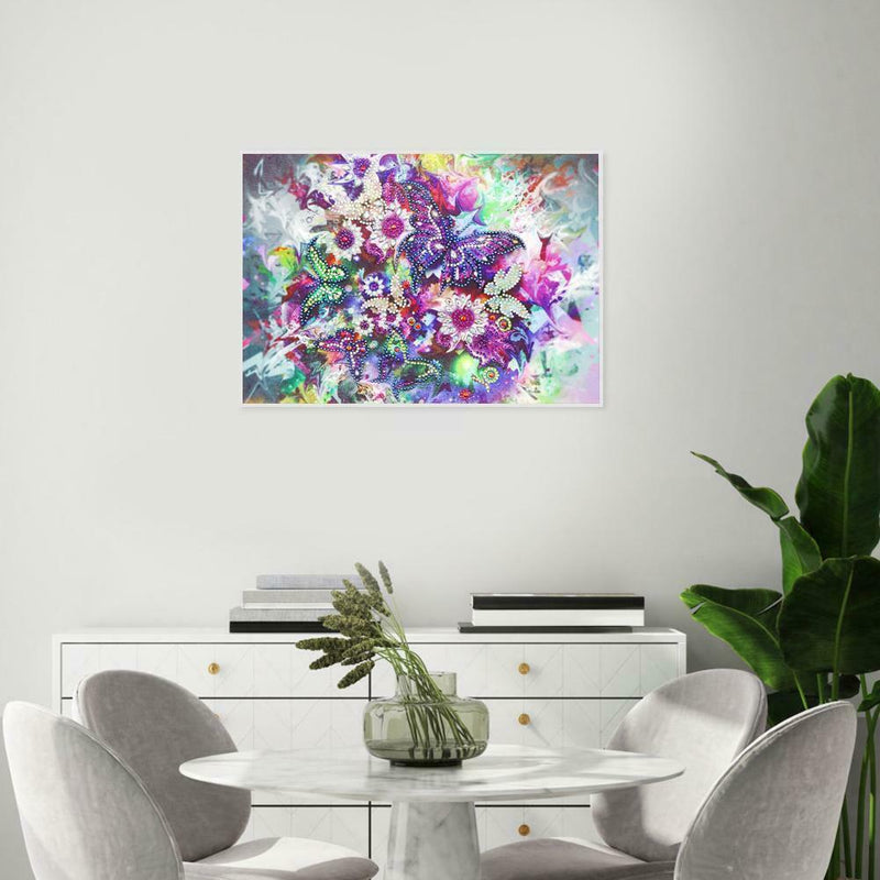 5D DIY Special Shaped Diamond Painting Butterfly Cross Stitch Mosaic Kits