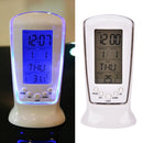 Top Digital Backlight LED Display Table Alarm Clock Snooze'Thermometer Calenda3C
