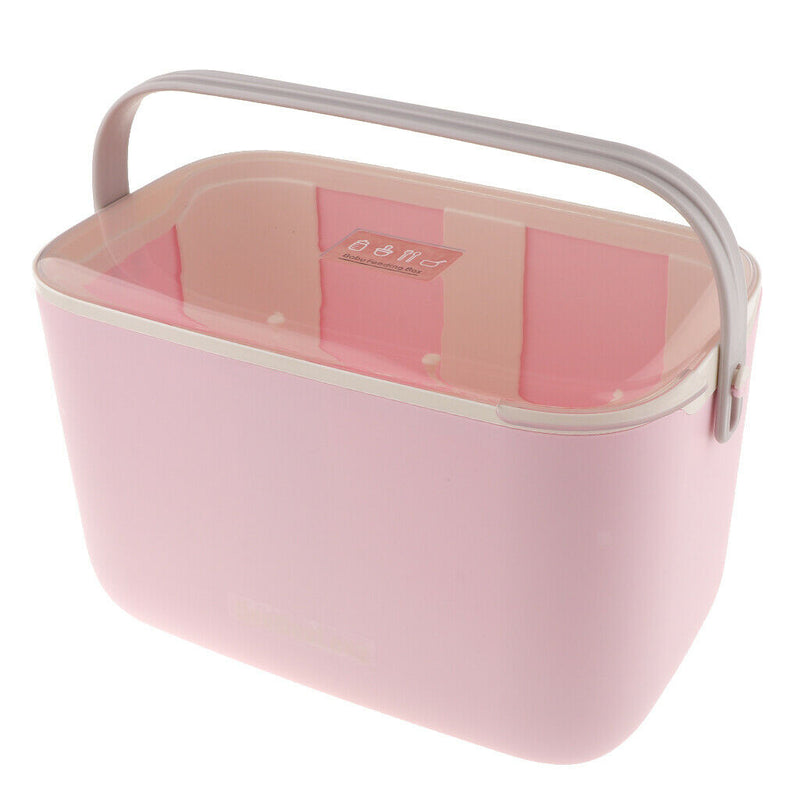 Bottle Box Baby Feeding Milk Bottle Multifunctional Portable Storage Pink
