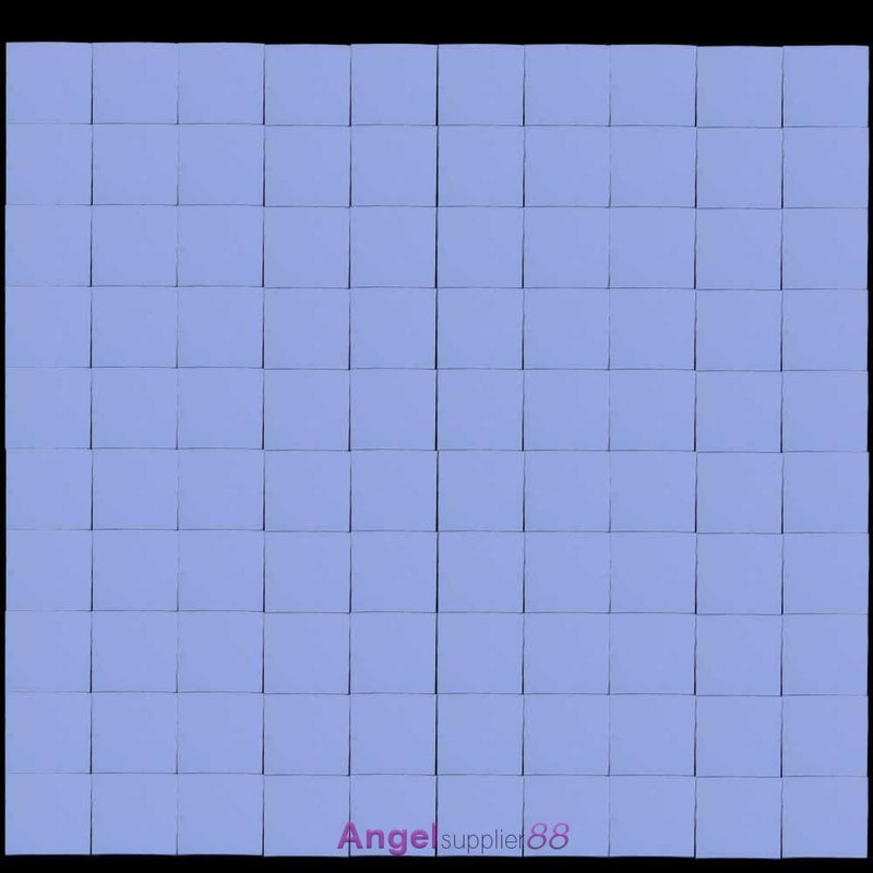 100Pcs 10x10x1mm Silicon Thermal Pad Heatsink Conductive Insulation Paste
