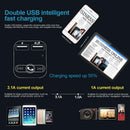 SWM-101 Car Bluetooth Hands-free FM Transmitter MP3 Player Dual USB Charger