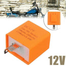 2-Pin Electronic LED Flasher Relay Fix For Car Motorcycle Indicator Turn I2C0