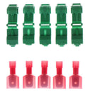 10 Pair T-Type Break Free T1 Quick Wires Connector Pressure Terminal