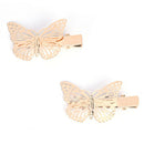 1X Women Shiny Golden Butterfly Hair Clip Headband Hair Accessories Headpiece OH