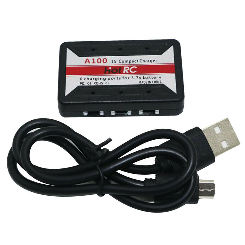 6in1 3.7V 1S Lipo/Lithium Battery Charger for Syma X5C, UDI U818A, MJX X400