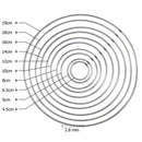10Pcs Metal Dream Catcher Dreamcatcher Ring Macrame Craft Hoop Set  DIY