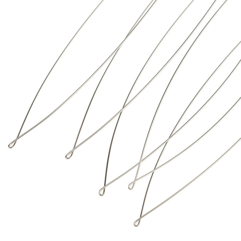 5Pieces Wooden Handle Hair Extensions Loop  Threader Pulling Tool Kit