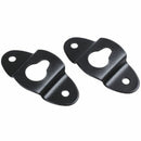 10PCS Audio Speaker Wall Mounted Iron Hanger Plate Black 4.8cm Long S8Q7