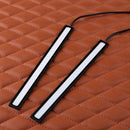 2pcs Waterproof 12V LED COB Car Auto DRL Driving Daytime Blue A