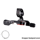 Universal Metal MTB Bike Seatpost Dropper Remote Lever, Aluminum Alloy,