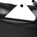 Women Shoulder Bags Leather Multi-pocket Messenger Handbag (Multicolor)