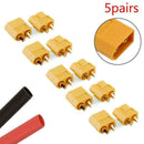Bulk 10pcs Male & Female XT60 Bullet Connector Plug ESC For RC Lipo Battery