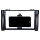 Yelangu Smartphone Video Rig Filmmaking Vlogging Rig Cage Stabilizer For Mo