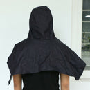 Stripe Work Hat Lab Working Dust Proof Cap Hooded Shawl With Glasses