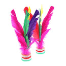 2pc China Jianzi Fancy Shuttlecock Fitness Entertainment For Physical ExercS Cy