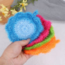 Kitchen cleaning tool`brush bowl pot flower acrylic dish towel dish cloth random
