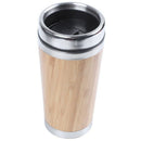 Bamboo Coffee Cup Stainless Steel Coffee Travel Mug With Leak-Proof Cover I