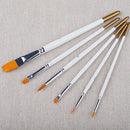 6pcs/lot Artist Acrylic Painting Brushes Set Oil Watercolor Paint Brush Good Del