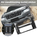Fiber Carbon Car Air Conditioning Trim Vent Center Cover for Land Cruiser Prado
