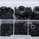 500Pcs/Set Nylon Gasket M2-M10 Plastic Gasket Washer Flat Washer
