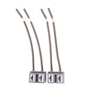 2Pcs H7 2 Pins Headlight Repair Bulb Holder Connector Plug Wire Socket ME
