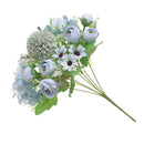 3xArtificial Flowers Silk Bouquet for Wedding Bridal Office Home Party Decor