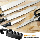 4 IN 1 Scissor Cuuter Sharpener Kitchen Adjustable Sharpening Stone 4 Stage Tool