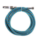 6' Braided Airbrush Air Hose Adapter w/2x 1/8'' BSP Fitting Coupling CompressoME