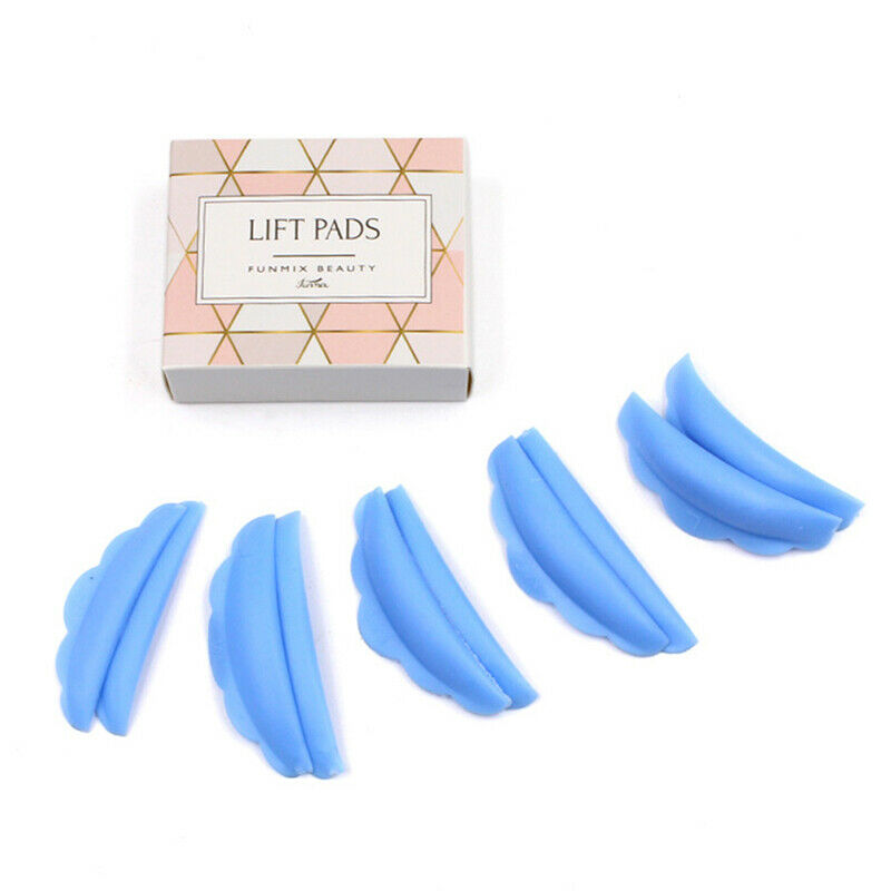5pairs Eyelash Perm Silicone Pad Recycling Lashes Rods Shield Eyelashe ExtenSEAU