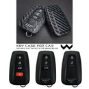 Car Smart Key Cover Remote Key Cover Carbon Fiber Texture Keyless Fob Holde