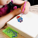Keychain DIY Full Drills Special Shaped Diamond Painting Xmas Penguin Girl Gifts